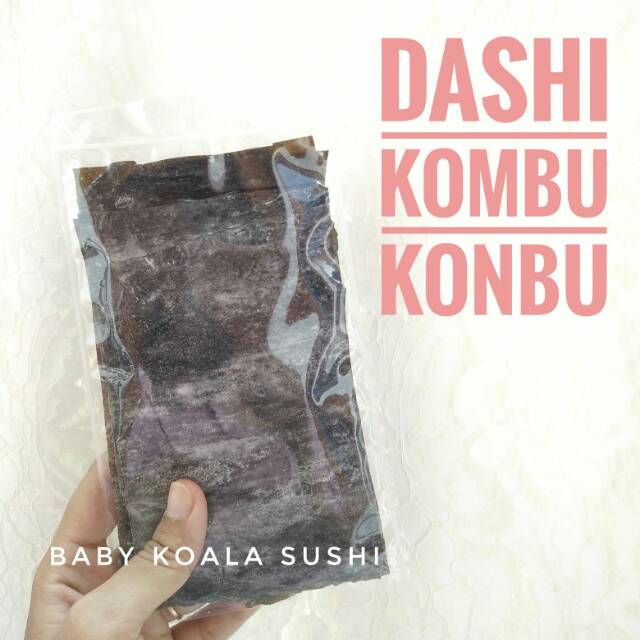 KOMBU DASHI Konbu Dashima 50 g │ Kaldu Rumput Laut Import Kelp Kuah Miso Ramen Udon