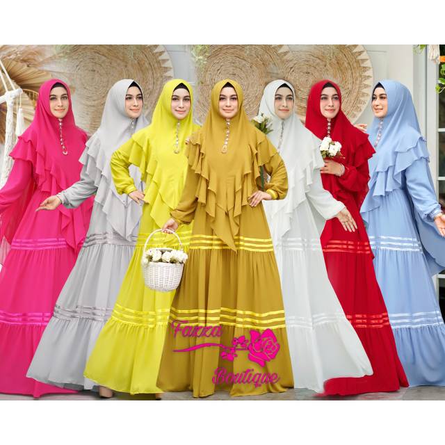GAMIS SET SYAR'I - BELLA SYAR'I BY FAZZA