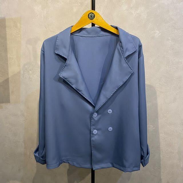 CLARETTA BLAZER LAYER OVERSIZE OUTWEAR LORI CARDY (IC)-DENIM