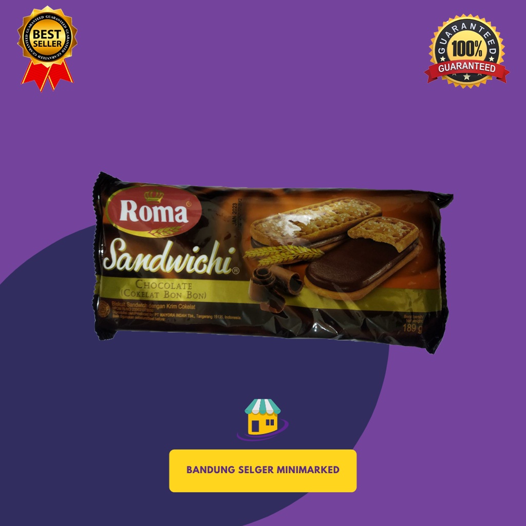 

ROMA SANDWICHI CHOCOLATE (COKELAT BON BON) 189GR