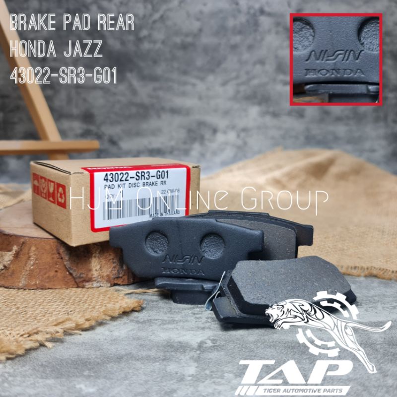 BRAKE DISC PAD - KAMPAS REM BELAKANG HONDA JAZZ CITY GENIO