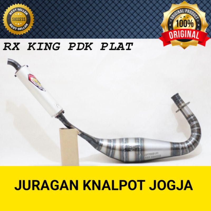 Knalpot Creampie Original RX King PDK Almunium Plat