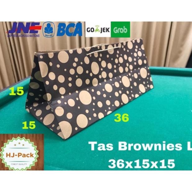 

(TERLARIS) Paperbag Paper Bag Brownies L 36x15x15 Goodie Bag Shopping Bag Tas