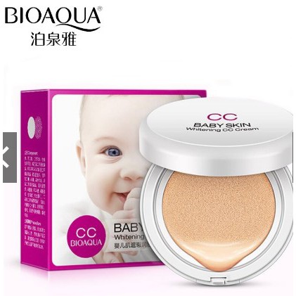 BIOAQUA BEDAK CC CREAM BIOAQUA Merek Baby Skin Air Cushion BB CC Cream Makeu