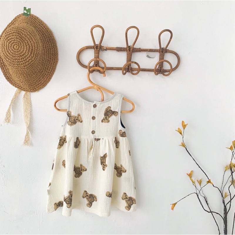 Teddy daily set / crepe dress