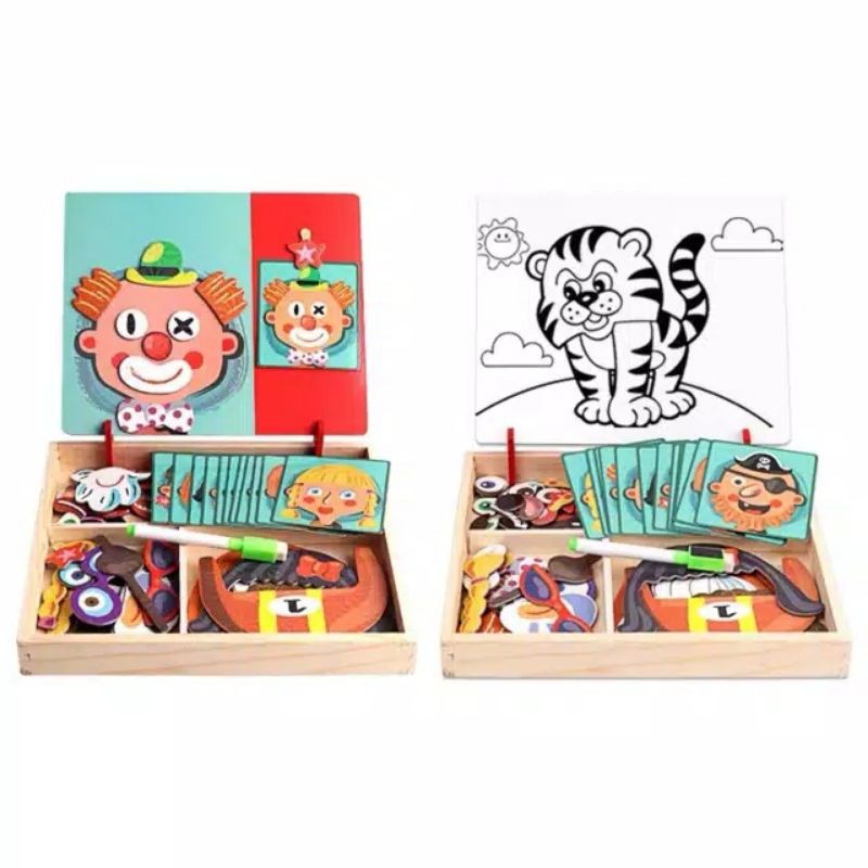 

Magnetic Book Board Magnet Book Mainan Edukasi