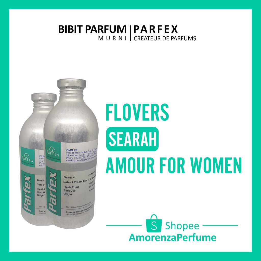 AMOUR FOR WOMEN BIBIT PARFUM PARFEX 1 LITTER ORIGINAL 100% TANPA CAMPURAN / BIBIT PARFUM PARFEX / BIBIT MINYAK WANGI