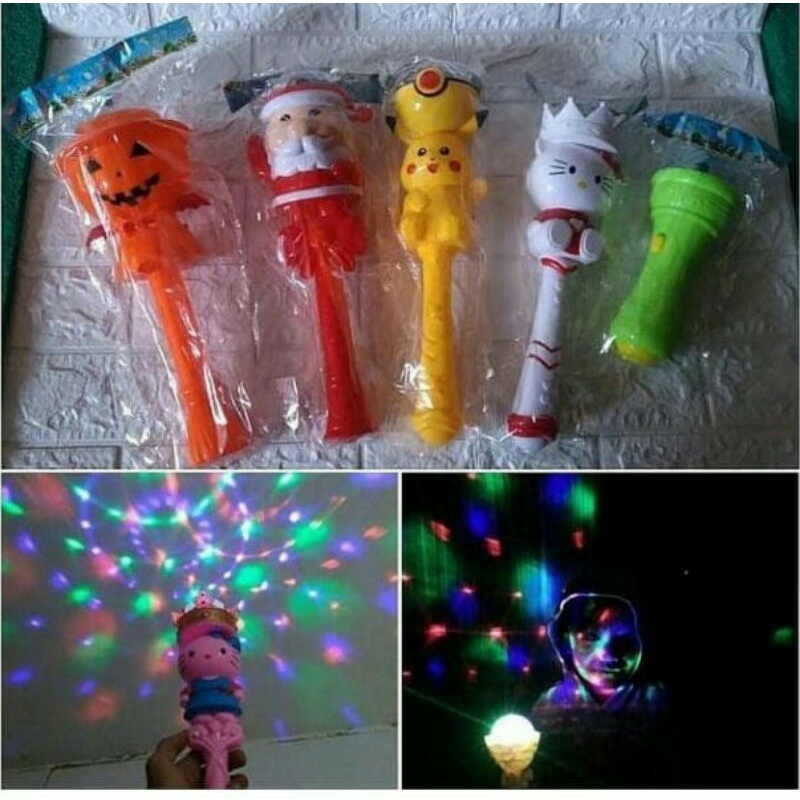 mainan anak tongkat lampu disko