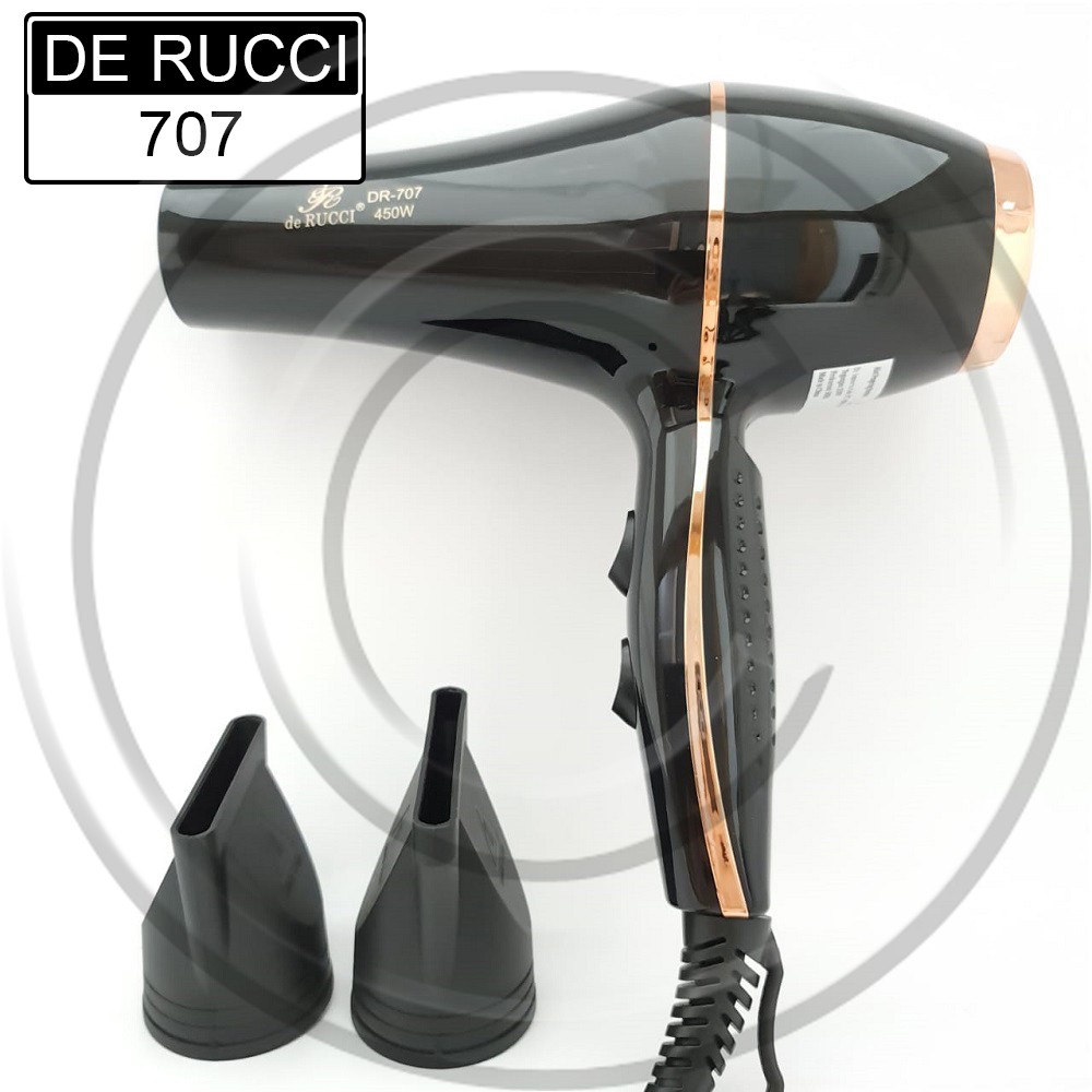 Hairdryer DE RUCCI 707 - Pengering Rambut / Hair dryer / Premium / Berkualitas / Best Seller / Turbo