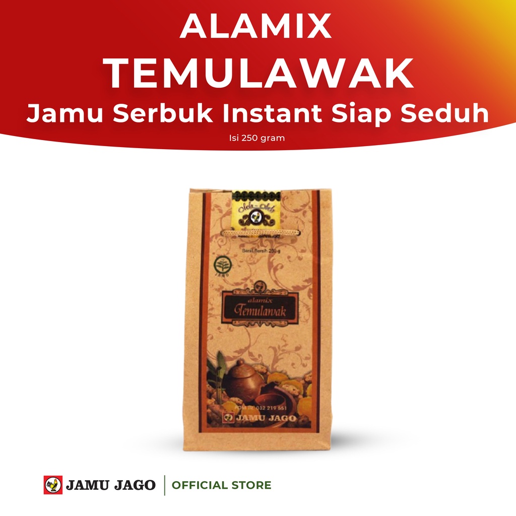 

Alamix Temulawak Minuman Herbal Serbuk Instan Siap Seduh