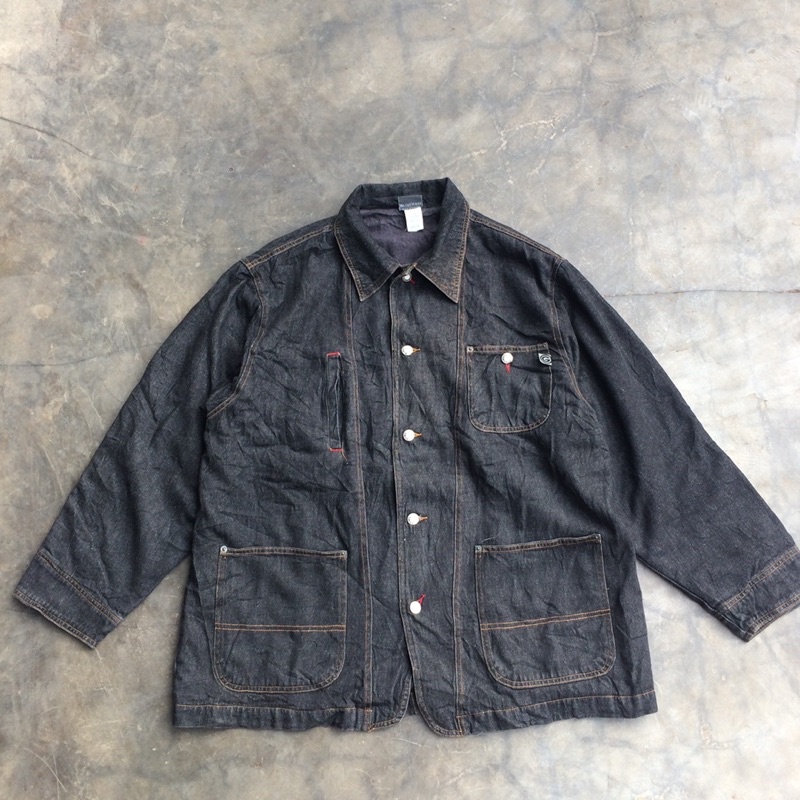 jaket chore denim grind