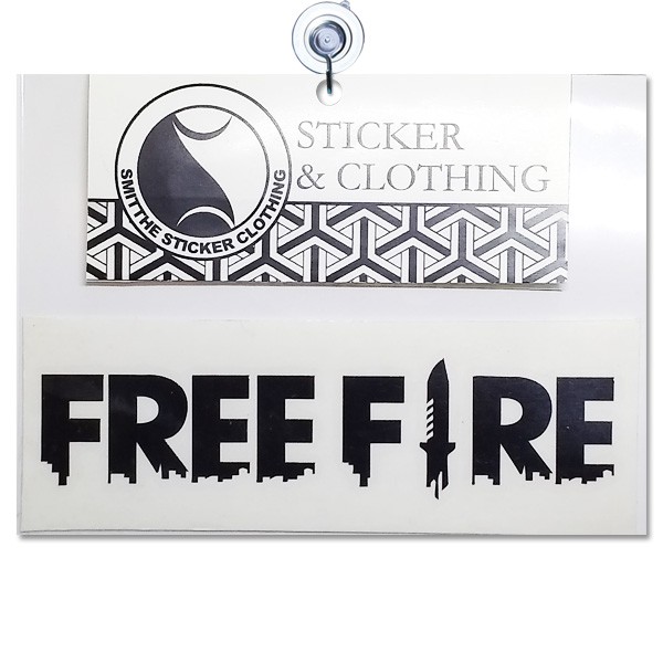 Sticker Free Fire unofficial Logo Cutting Sticker Panjang untuk aksesoris Motor Mobil