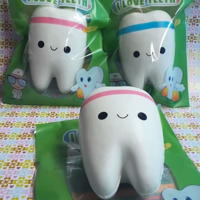 I Love Teeth Squishy/ Squishy Tooth Cutie Creative
