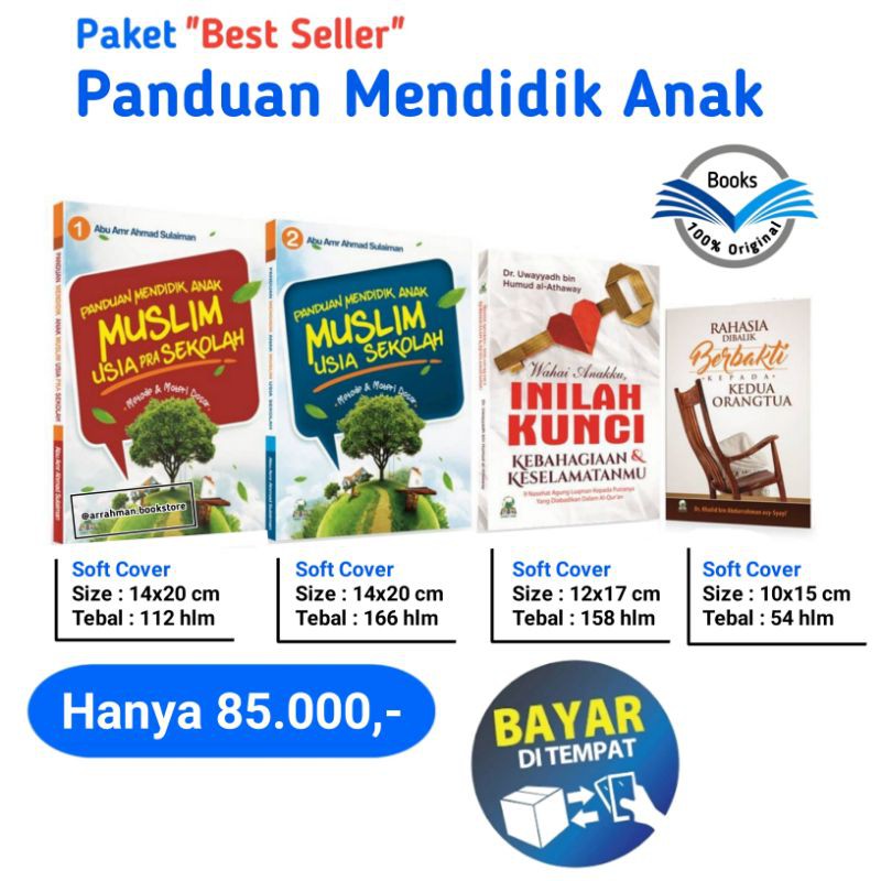 Paket Best Seller Panduan Mendidik Anak - Original Book - Buku Agama Islam - Muslim - Buku Islami