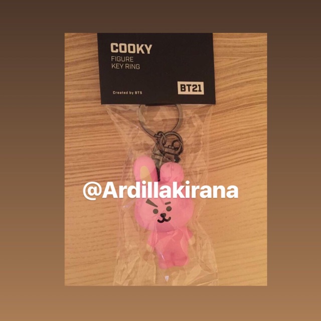 Bt21 cooky figure keyring