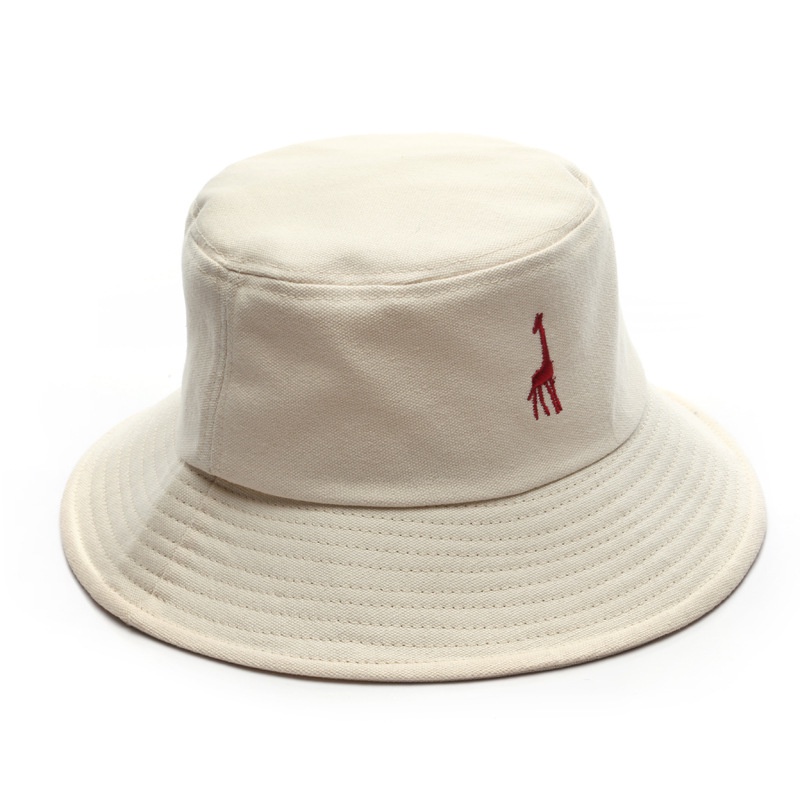 NEXTSTOPID-218 Topi bucket hat bordir jerapah ootd kekinian