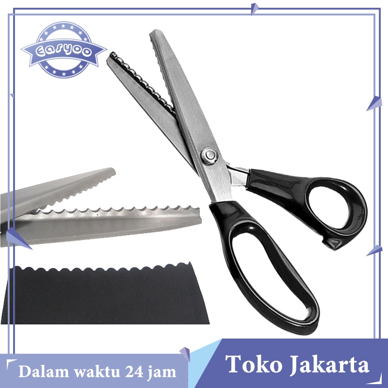 

Gunting Zigzag Zig Zag Gunting Gerigi Kain 7mm Gunting Gelombang