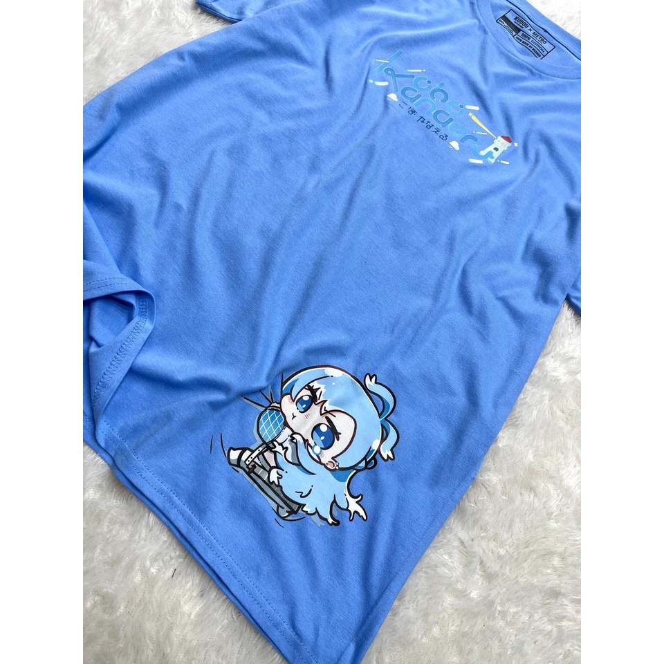 Tshirt Kobo Kaneru Chibi Baby Blue Karakter Hololive Premium Unisex