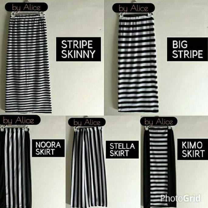 Hot Promo stripe skirt, big stripe, noora skirt , stella skirt , kimo skirt