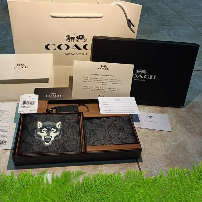 Harga Murah-73  coach wolf wallet