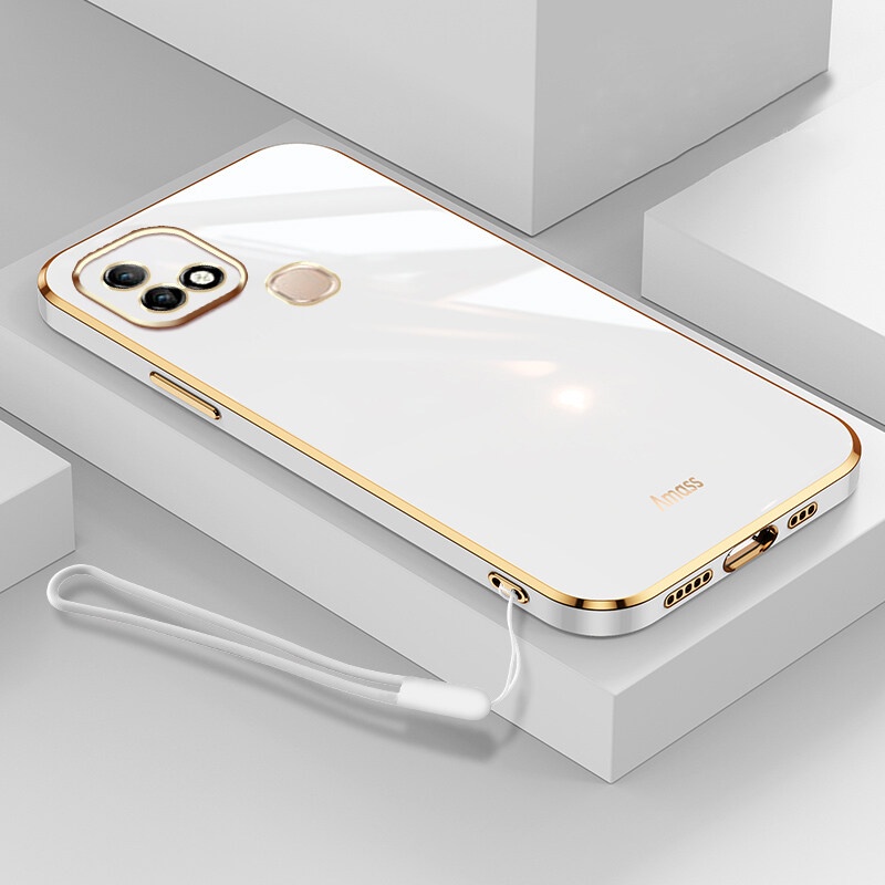Andyh Soft case Hp Dengan Tali Untuk Infinix Smart 5pro / Hot 10i