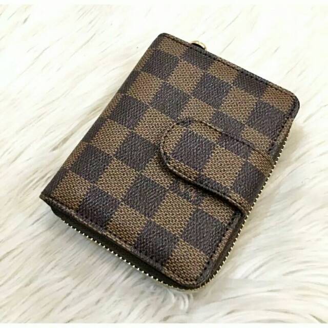 Dompet kartu mini mono damier/ Arrow lisa/dompet koin/dompet lipat/dompet wanita kecil simple lucu