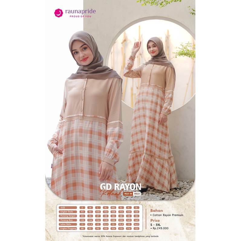 Gamis Rauna RGD 39 / Fashion Muslim Gamis Dress / baju