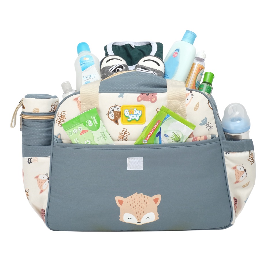 TAS BAYI BESAR + TABUNG SUSU LITTLE FOREST BABY JOY BJT1046