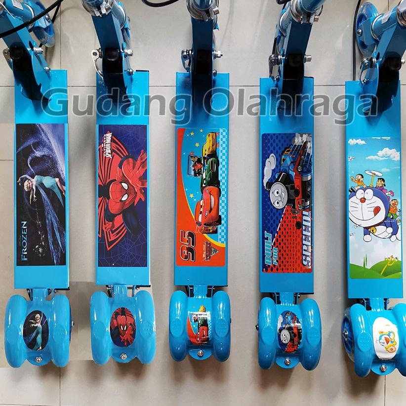 Skuter Anak Otoped Roda 3 Karakter / Scooter Injak 3 Roda