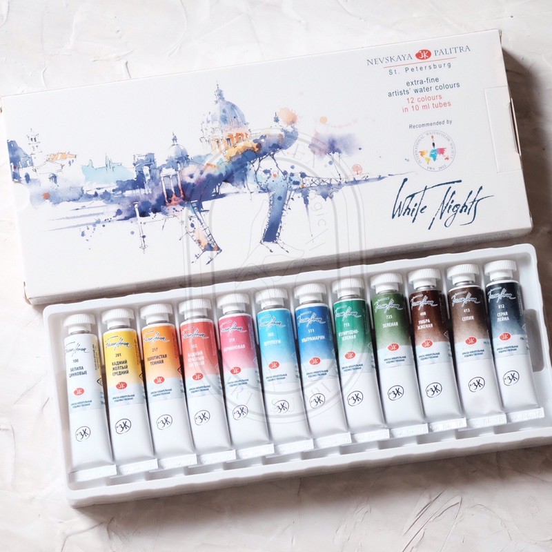

White Nights Nevskaya Palitra Artist Watercolors Tube