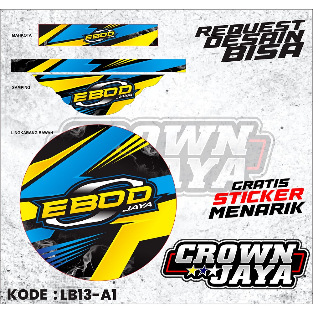 Decal Sangkar Love Bird Ebod Jaya / Stiker Kandang Love Bird Universal / Stiker Kandang Lovebird Bis