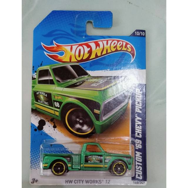 Hot wheels custom 69 chevy pickup