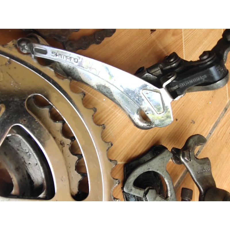 Groupset (Crank, RD, FD) Shimano Jadul 3x6 Speed Federal