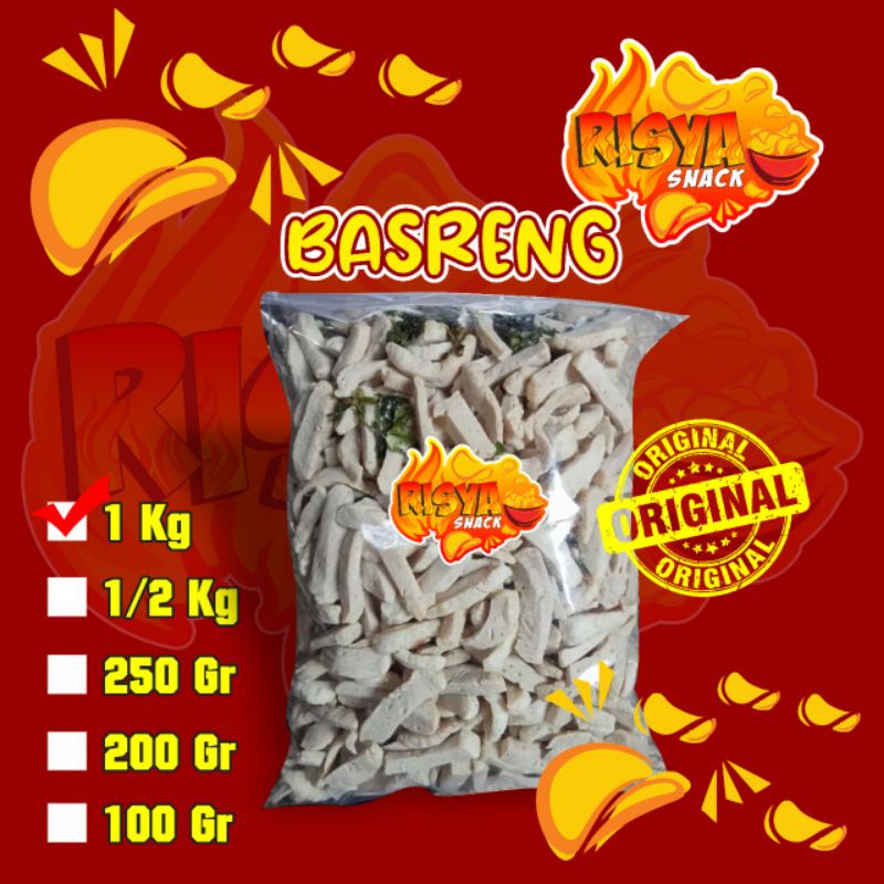 

Basreng Original 1kg/Basreng daun jeruk