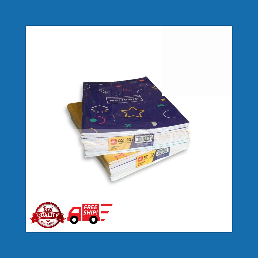 

BUKU TULIS BOXY BIG BOSS DELI / 42 LEMBAR (ISI 10PC)