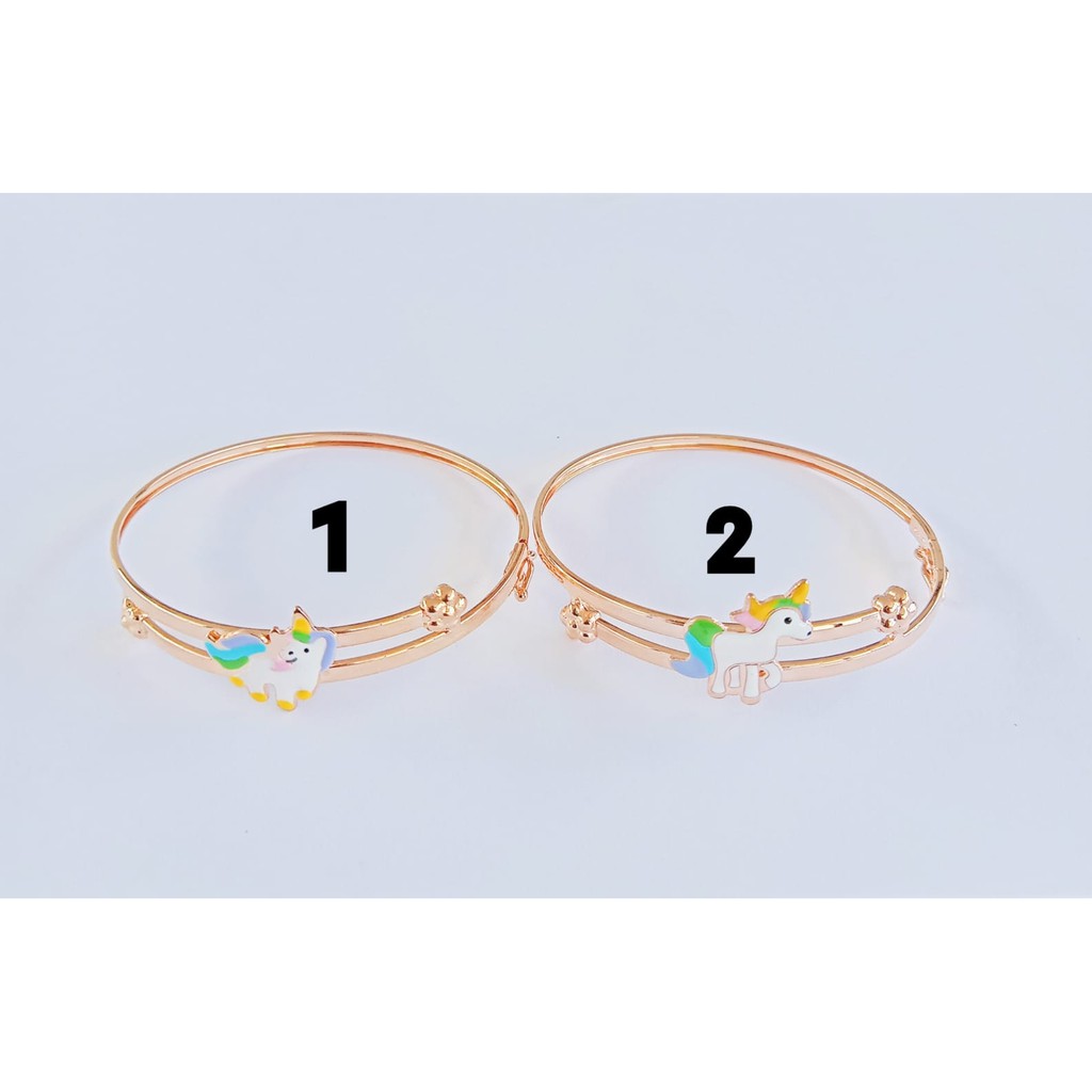  Gelang  Anak  Cat model osrot kadar 375 8K Emas asli 