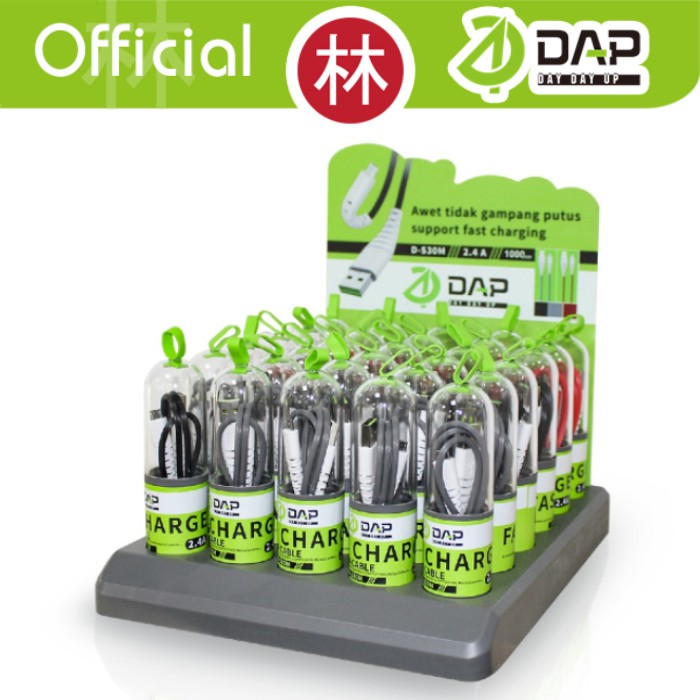 DAP D-S30MT Data Cable 2in1 Micro USB &amp; Type-C 2.4A - 1 Box 30 Pcs