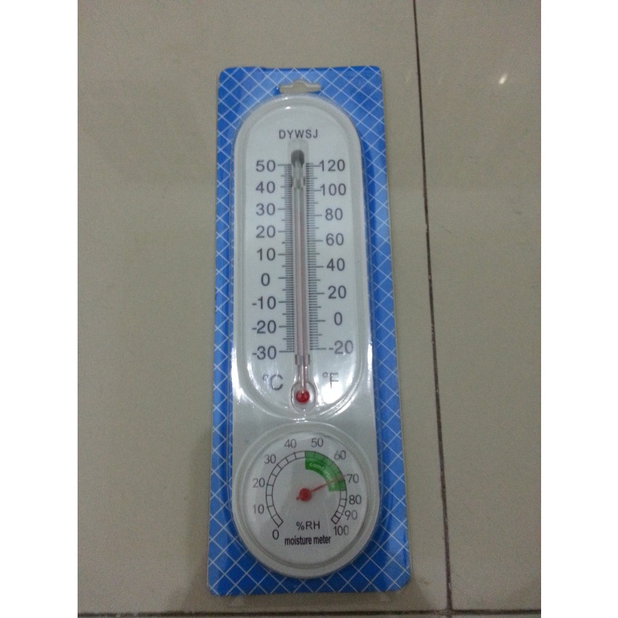 SS Termometer Higrometer Ruang Thermometer Hygrometer Analog Raksa/alat ukur suhu ruangan/higrometer