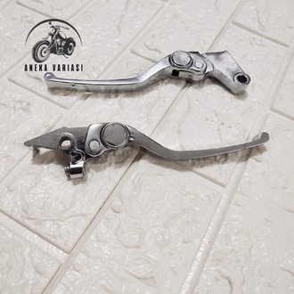 Handle rem Stelan satria Fu - Honda Tiger finishing chrome