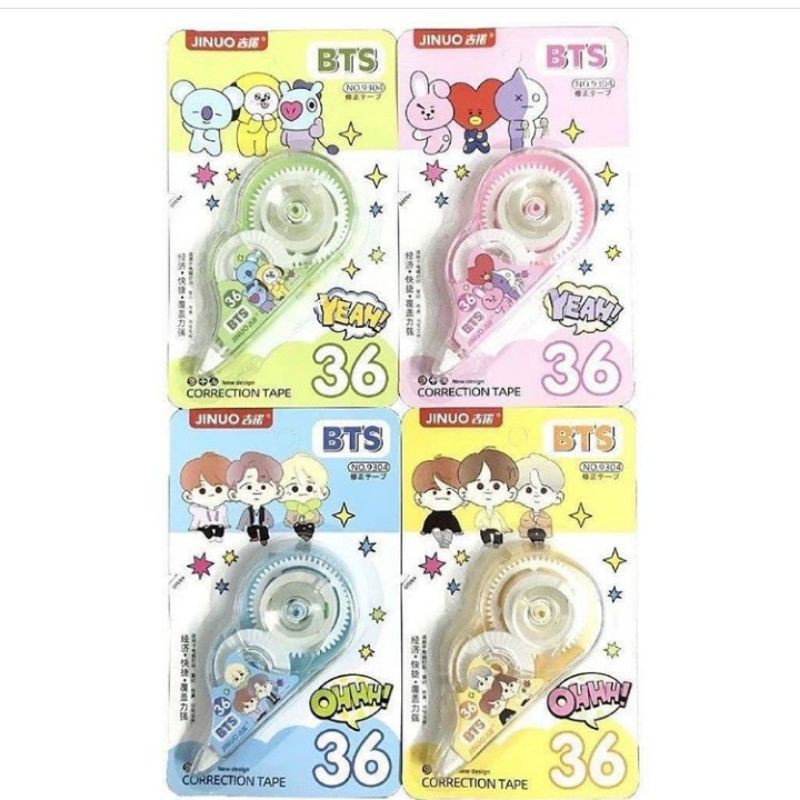 

Tip Ex kertas BTS / BT21