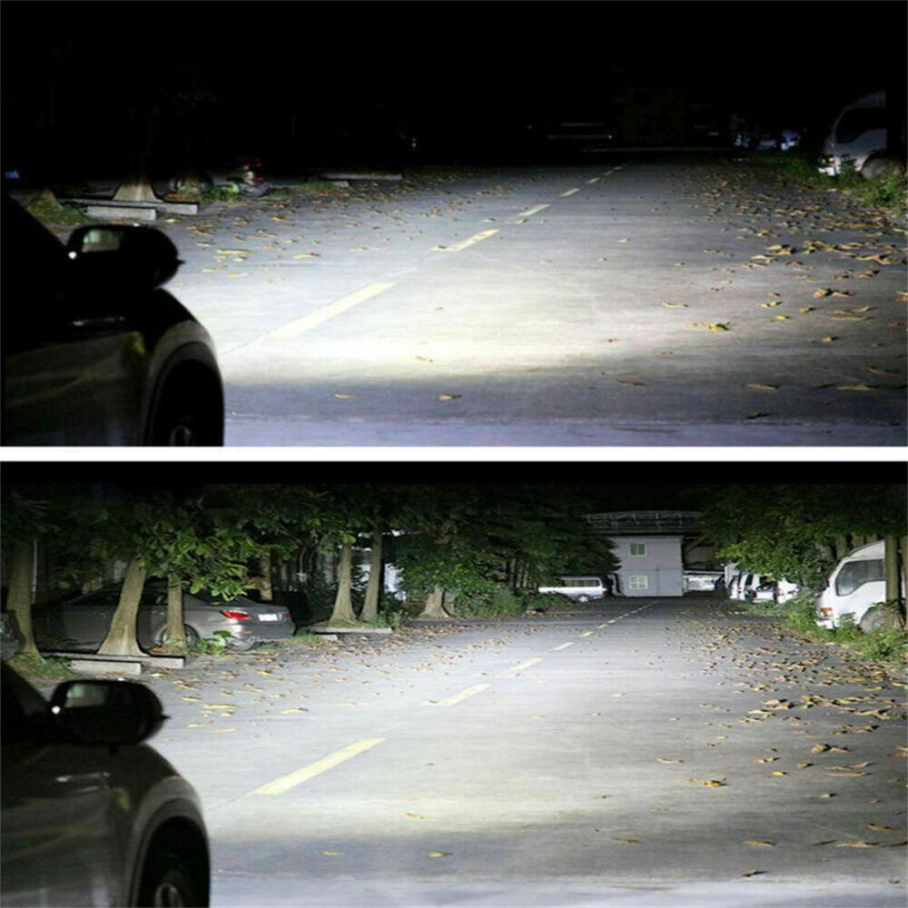 Preva 2Pcs/Set Lampu Kabut Mobil Terang Hi/Low Kit Beam COB Super Terang H7 DRL