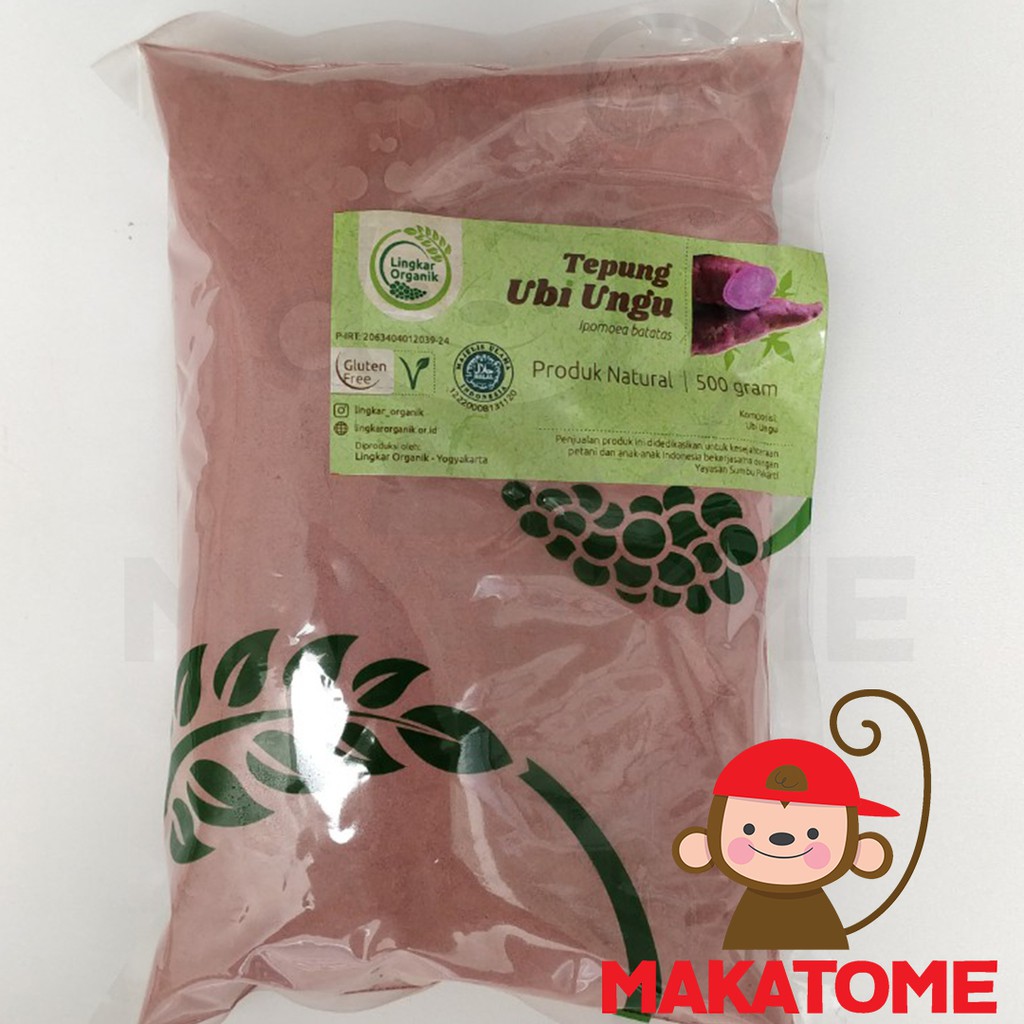 

Lingkar Organik Tepung Ubi Ungu 500 gr 500gr organic natural sweet potato starch purple