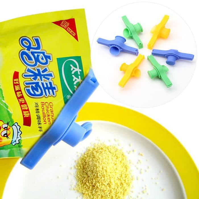 Klip Segel Plastik Penutup Makanan Clip Penjepit Kemasan Snack Food Sealer