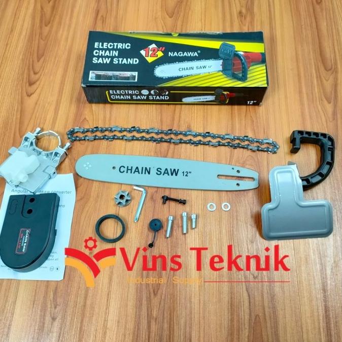 NAGAWA ADAPTOR MINI CHAIN SAW 12 INCH GERINDA CHAINSAW