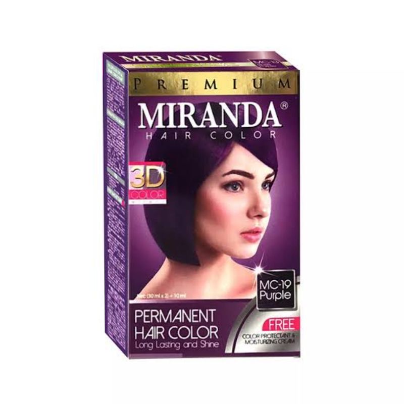 Miranda Hair Color Semir Rambut Cat Rambut MC 19 - Purple 30ml