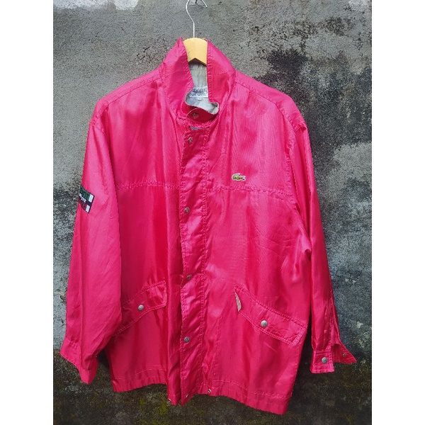 Jaket pria second branded original vintage lacoste.