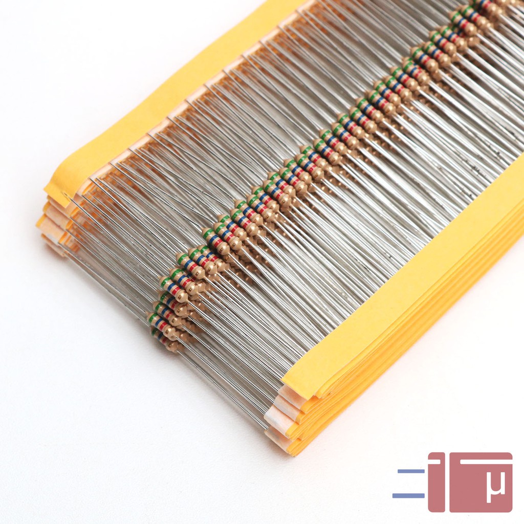 x10 Resistor 5K6 5.6K 1/4W Karbon 5% Taiwan Kaki Tembaga