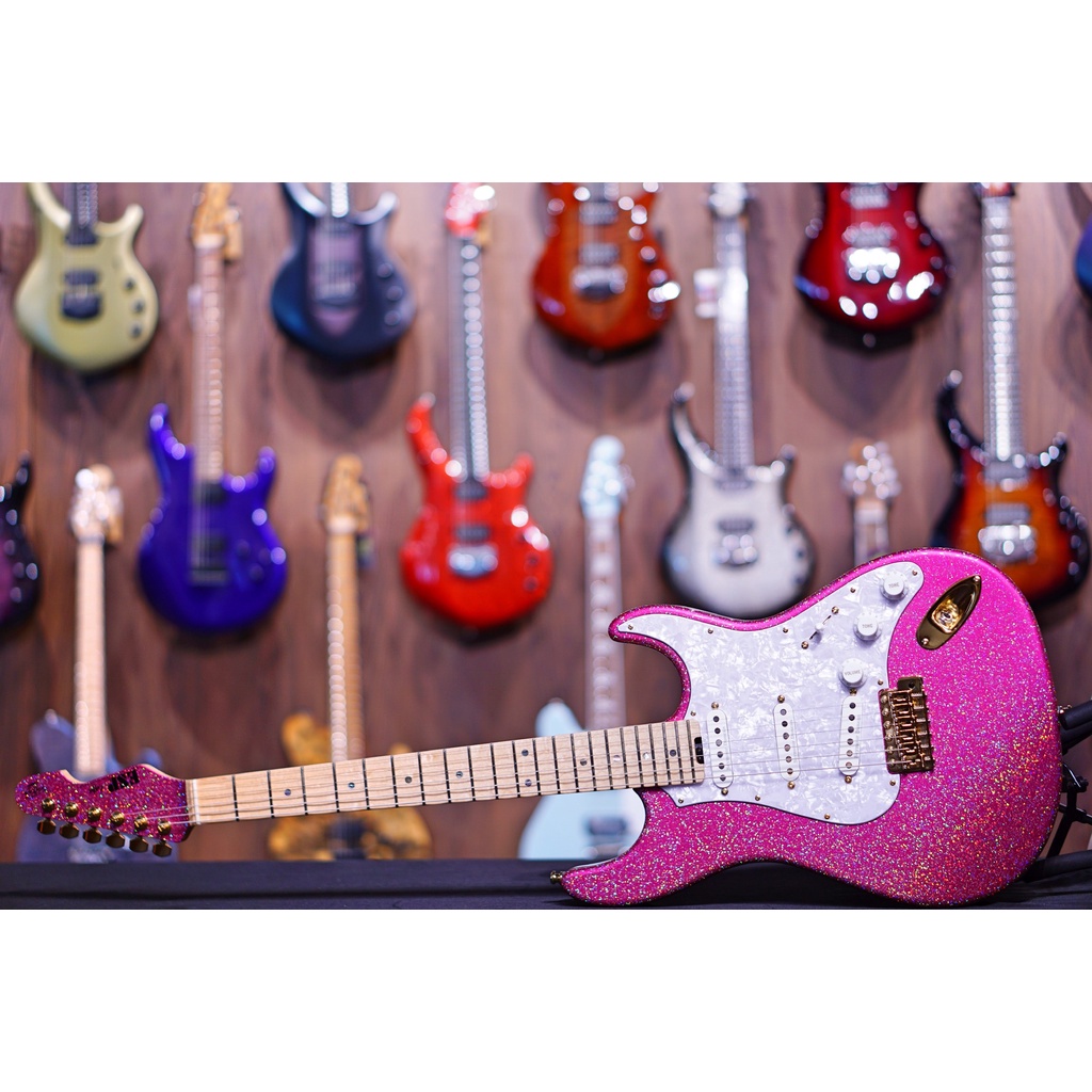 ESP SNAPPER Takayoshi Ohmura Custom -Twinkle Pink Maple fretboard E9400212