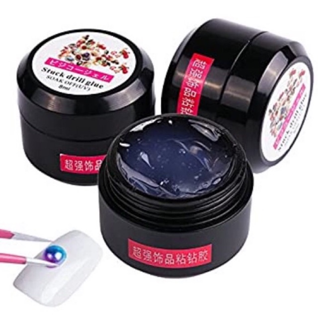Lem gel uv untuk aksesoris kuku