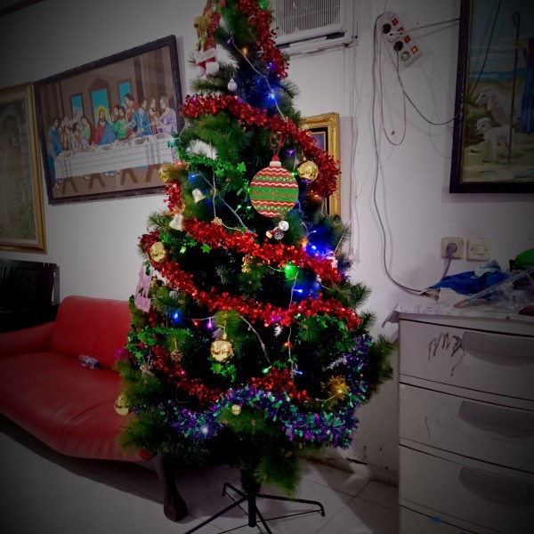 Pohon Natal 210 cm / Pohon Natal 2.1 m / Pohon Natal 7 feet / 7 ft